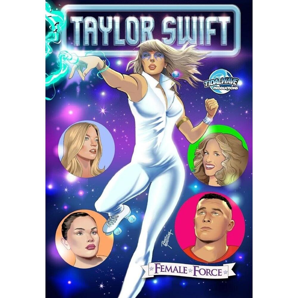 New! Taylor Swift Female Force Comic Book Dazzler Homage Variant w/ Travis Kelce